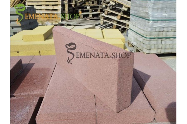 Тесен градински бетонов бордюр 50/6/H20 см
